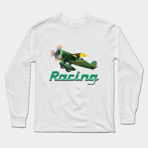 Racing Plane Long Sleeve T-Shirt by nickemporium1